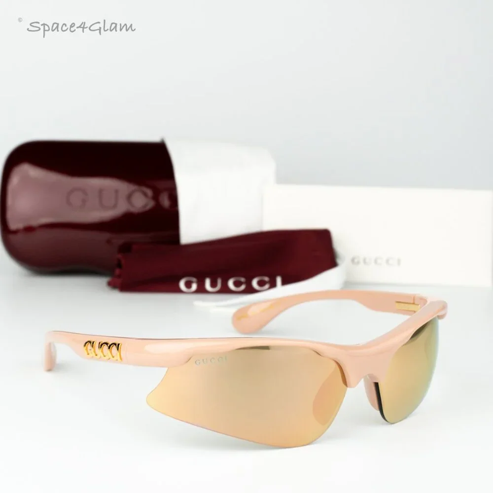 Gucci Men Sunglasses Pink Mirror Mask GG1774S 004 BRAND NEW